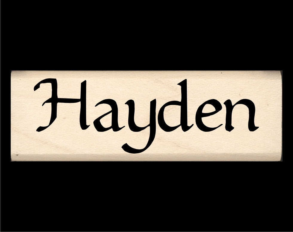 Hayden Name Stamp