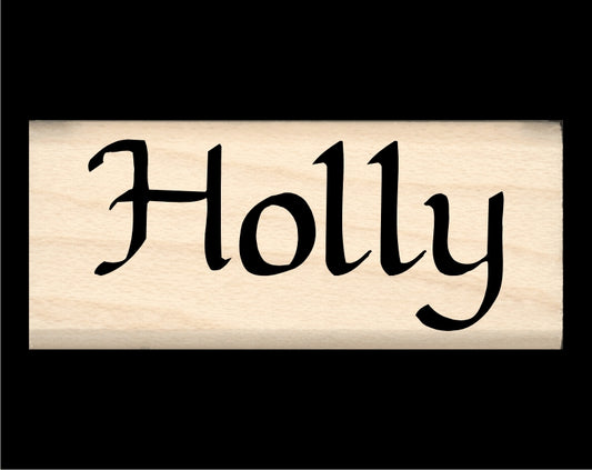 Holly Name Stamp