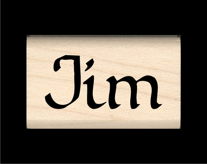 Jim Name Stamp