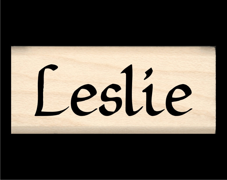 Leslie Name Stamp – Stamps by Impression