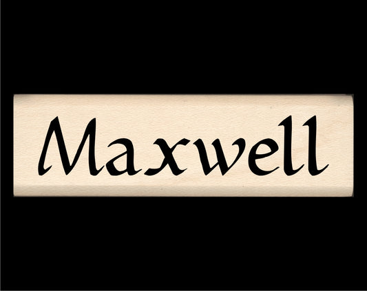 Maxwell Name Stamp