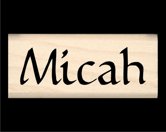 Micah Name Stamp