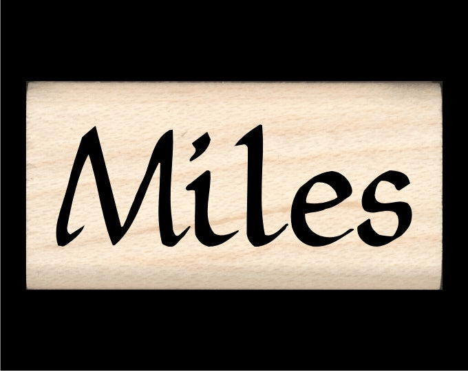 Miles Name Stamp
