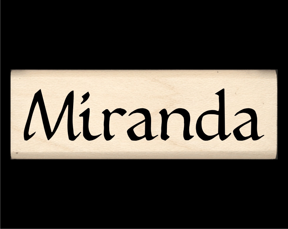 Miranda Name Stamp