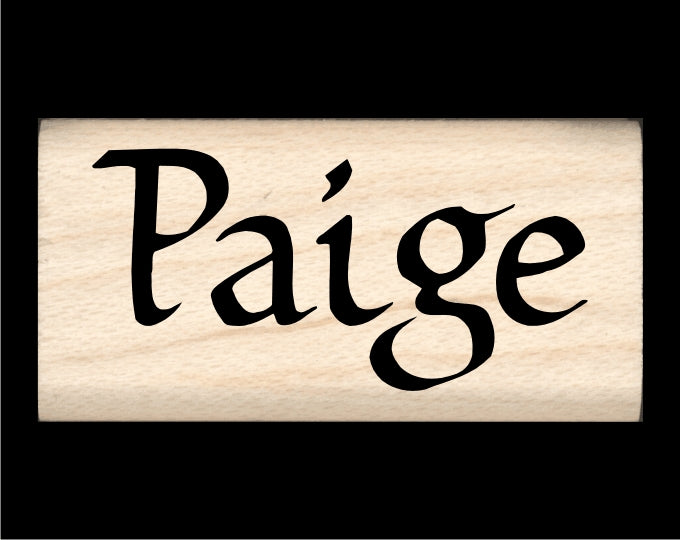 Paige Name Stamp