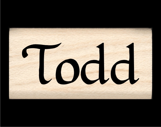 Todd Name Stamp – Stamps by Impression