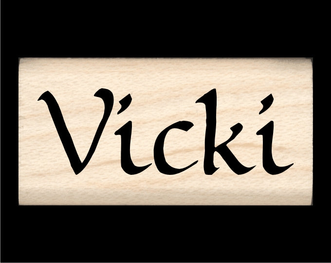 Vicki Name Stamp