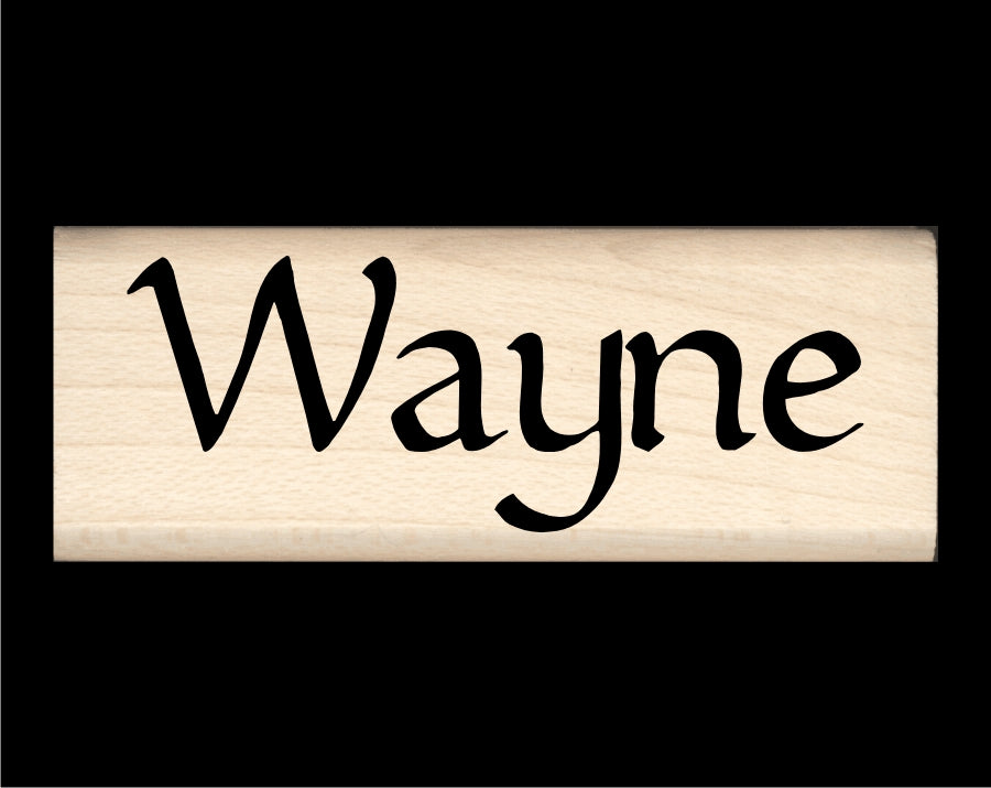 Wayne Lettering Wayne Name Stamp – Stamps by Impression