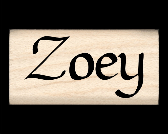 Zoey Name Stamp